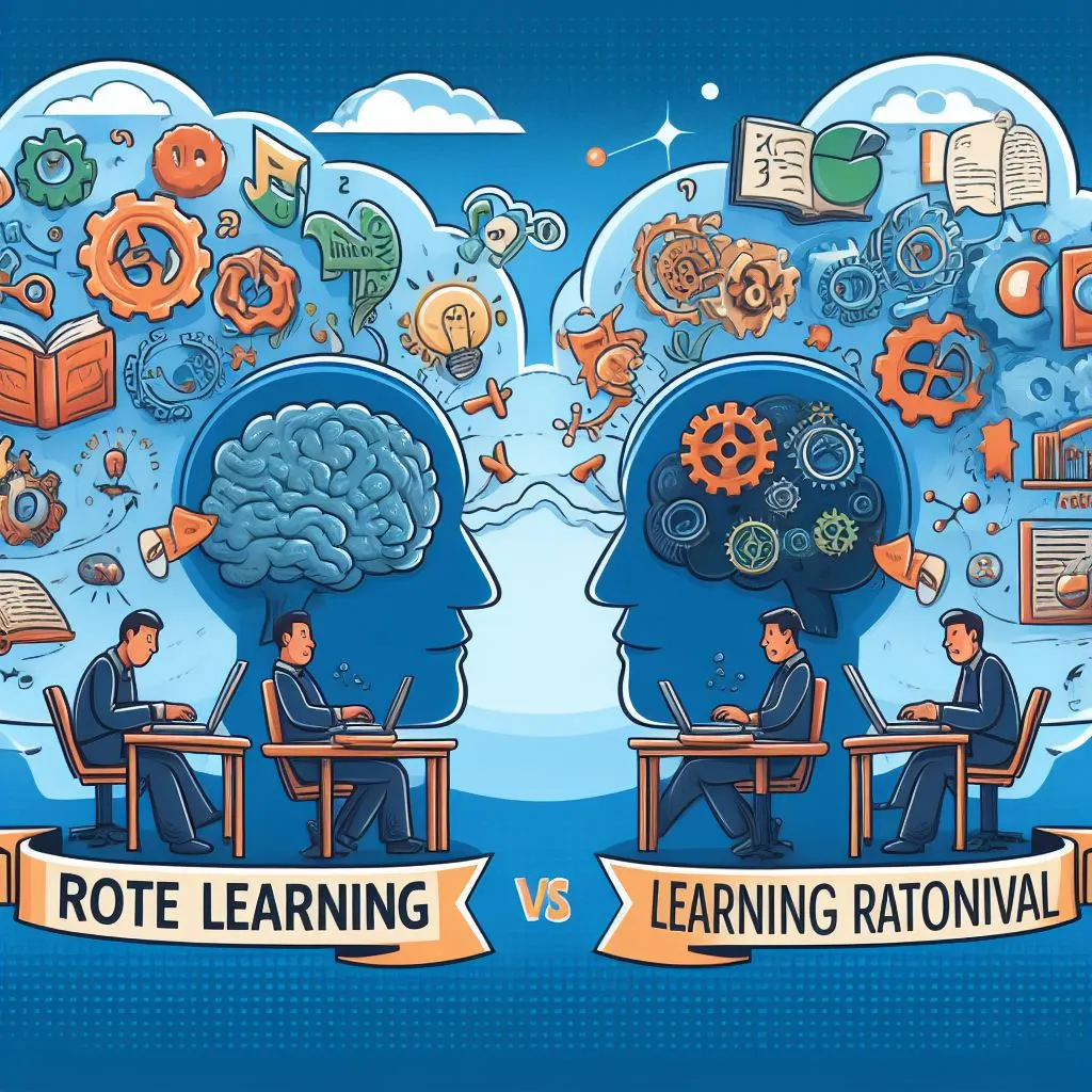 Rote Learning vs. Learning Through Rationality