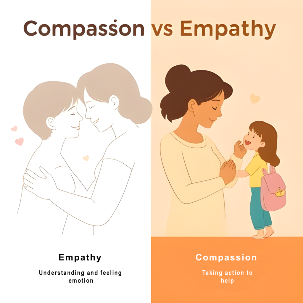 Compassion vs Empathy