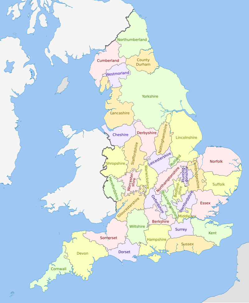 Counties of England