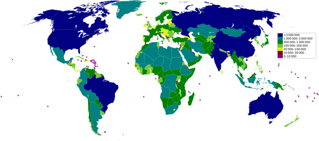 World Largest Countries by Area