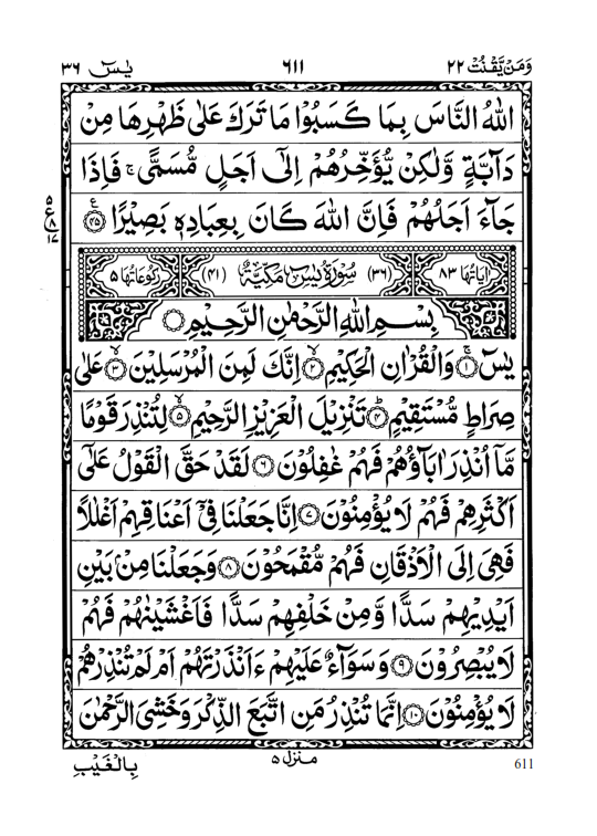 Surah Yaseen in Arabic - globaleak